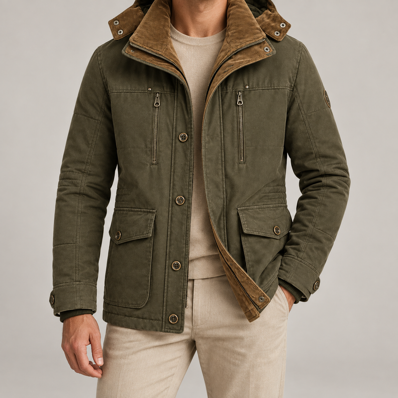 Forrester fleece-lined utility jacket