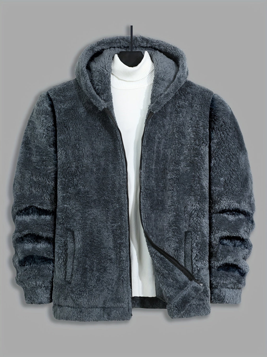 Men's Hooded Zip-Up Jacket