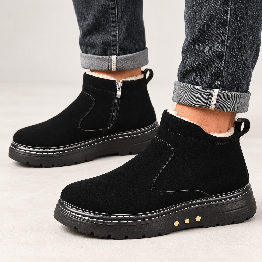 Men's Winter Ankle Boots- Low-Cut Style – main product image