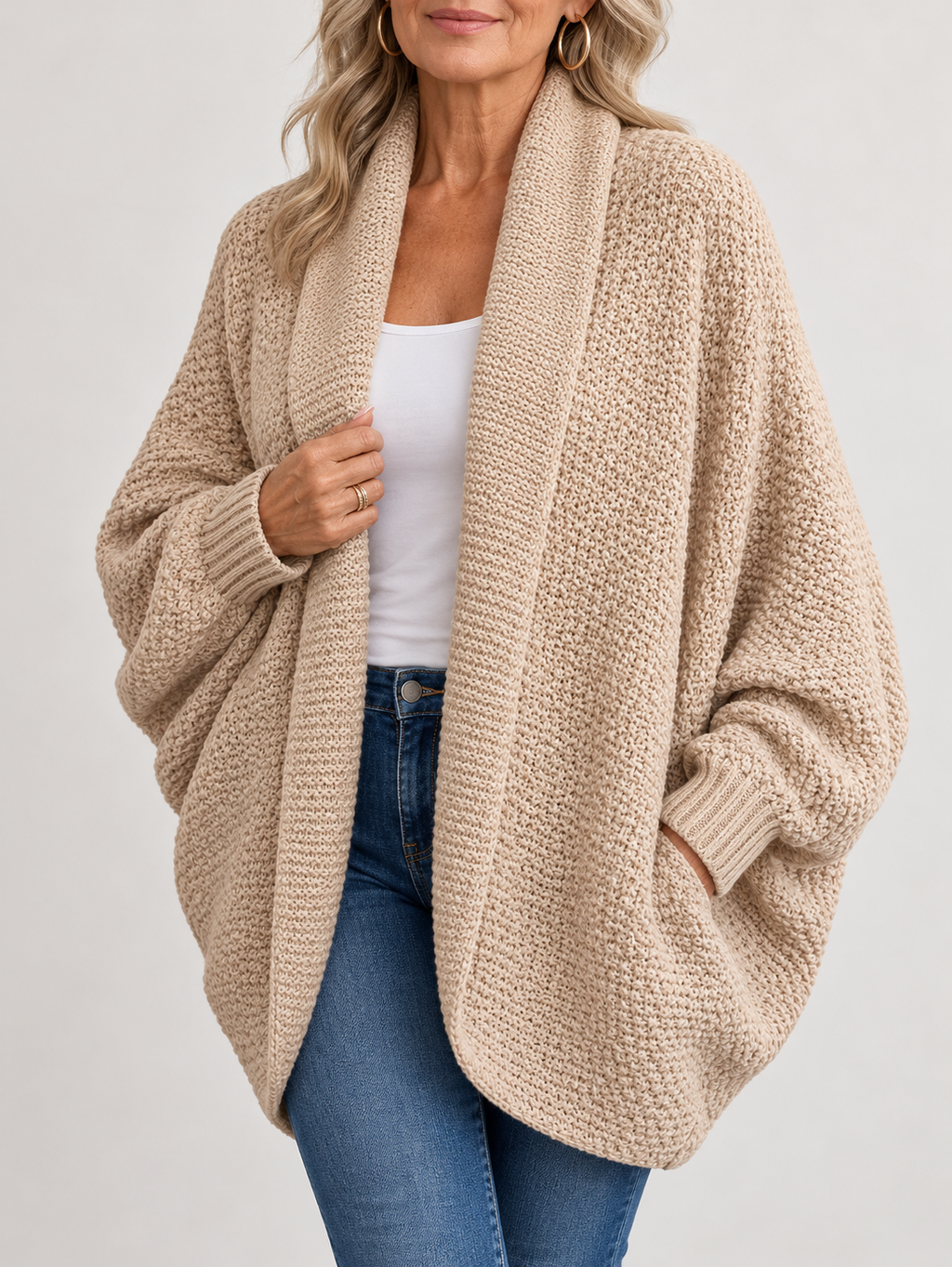 Women's Batwing Cardigan- Open Front – main product image