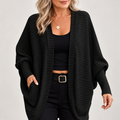 Women's Long Open-Front Cardigan- Relaxed Fit – main product image