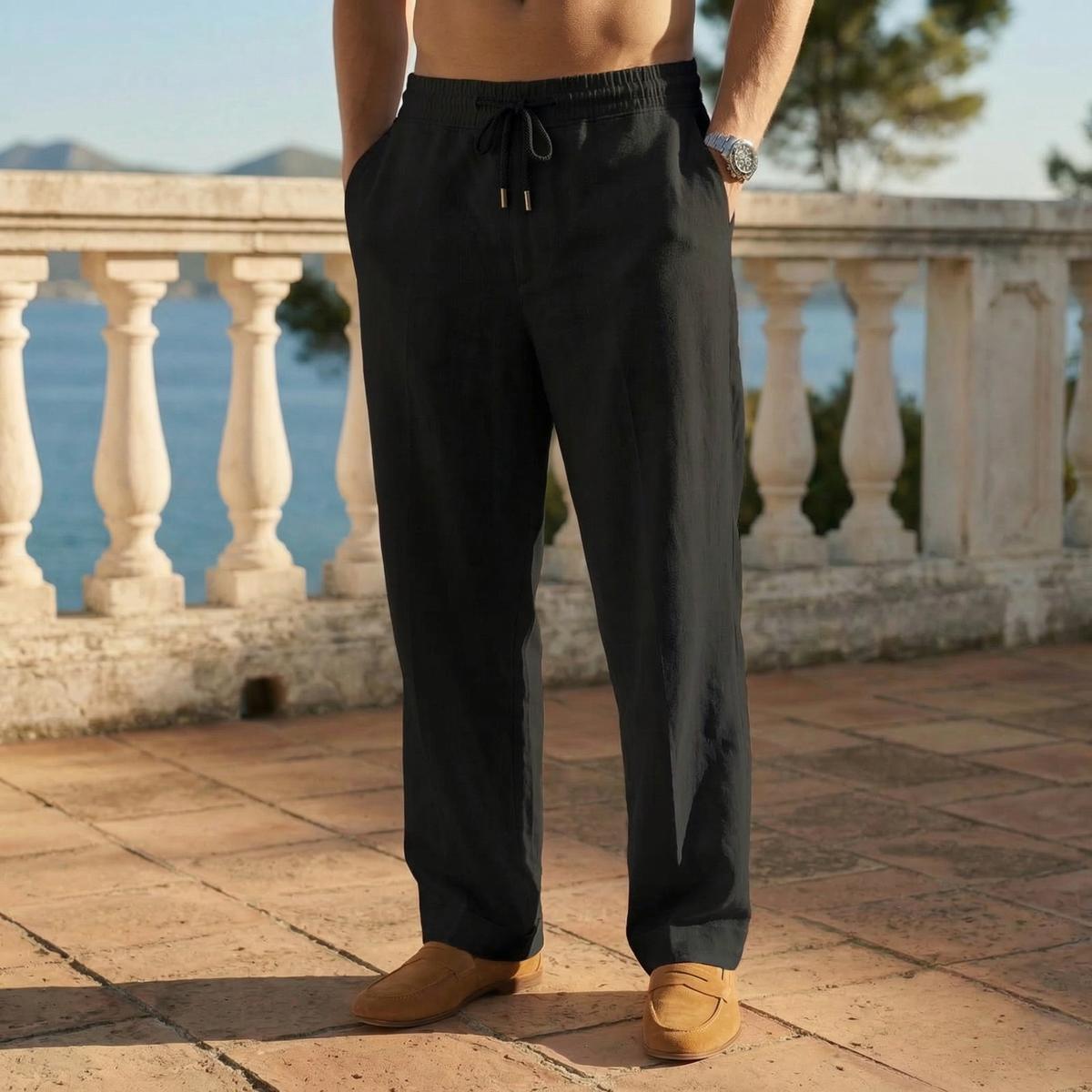 Cosco | Relaxed Linen Trousers