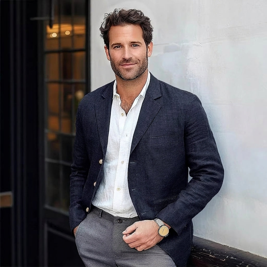 Men's Relaxed Blazer - Smart Layering Jacket