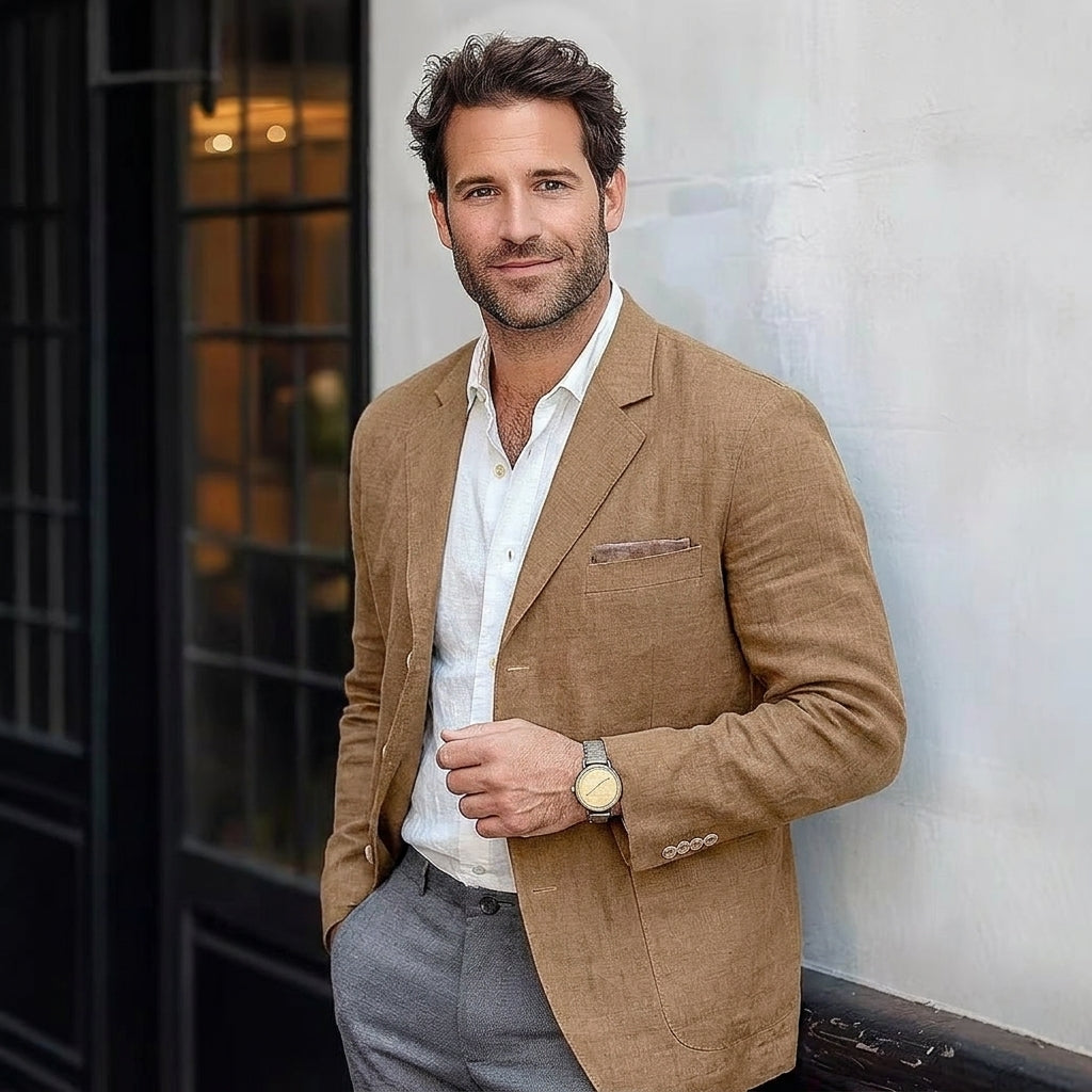 Men's Relaxed Blazer - Smart Layering Jacket