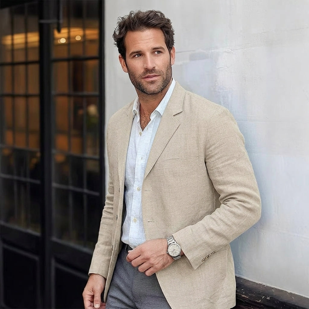 Men's Relaxed Blazer - Smart Layering Jacket
