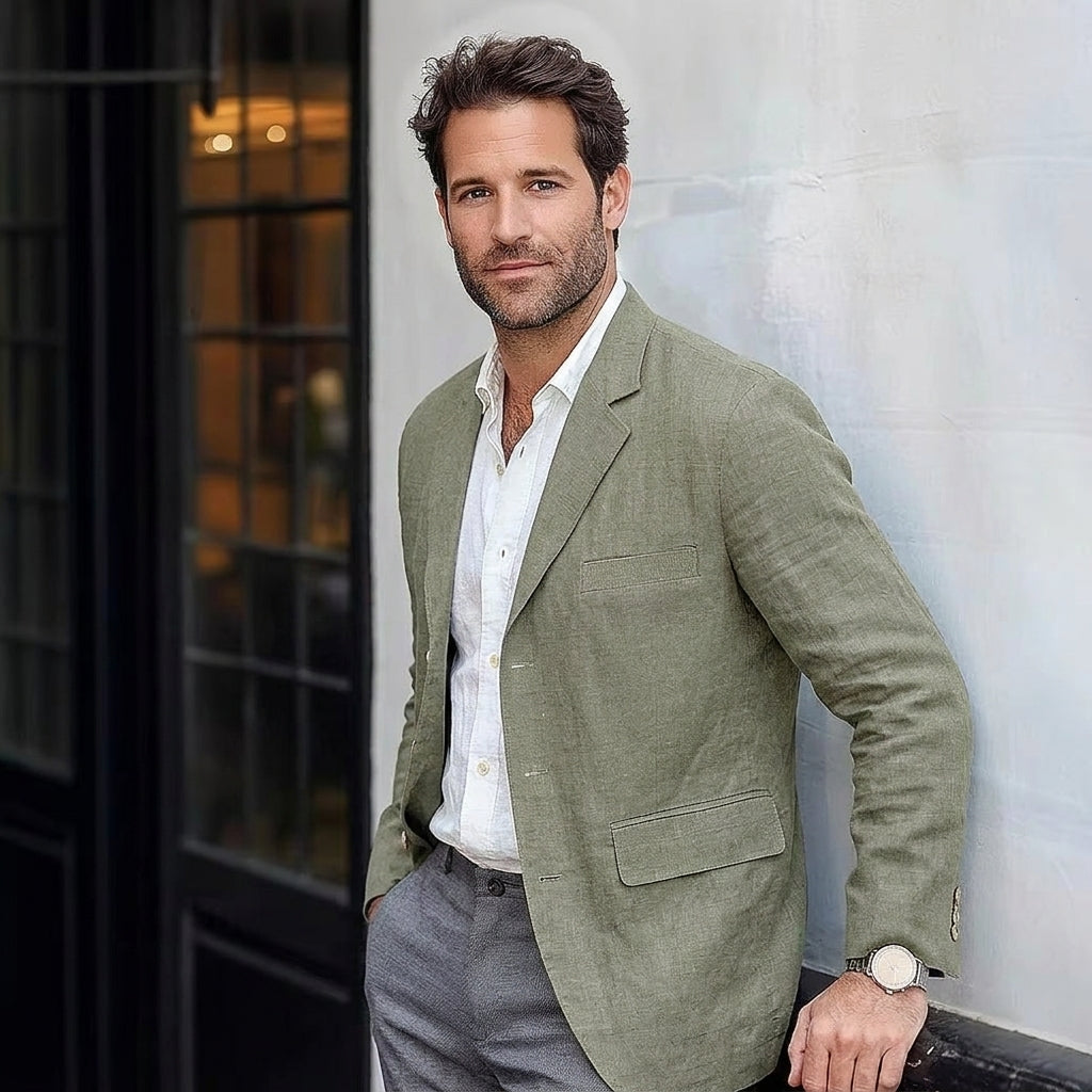 Men's Relaxed Blazer - Smart Layering Jacket