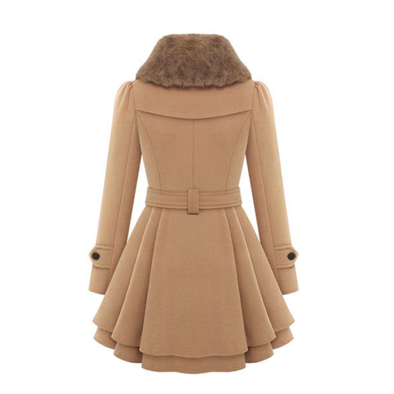 Women's Trench Coat - Vintage-Inspired Longline Outerwear