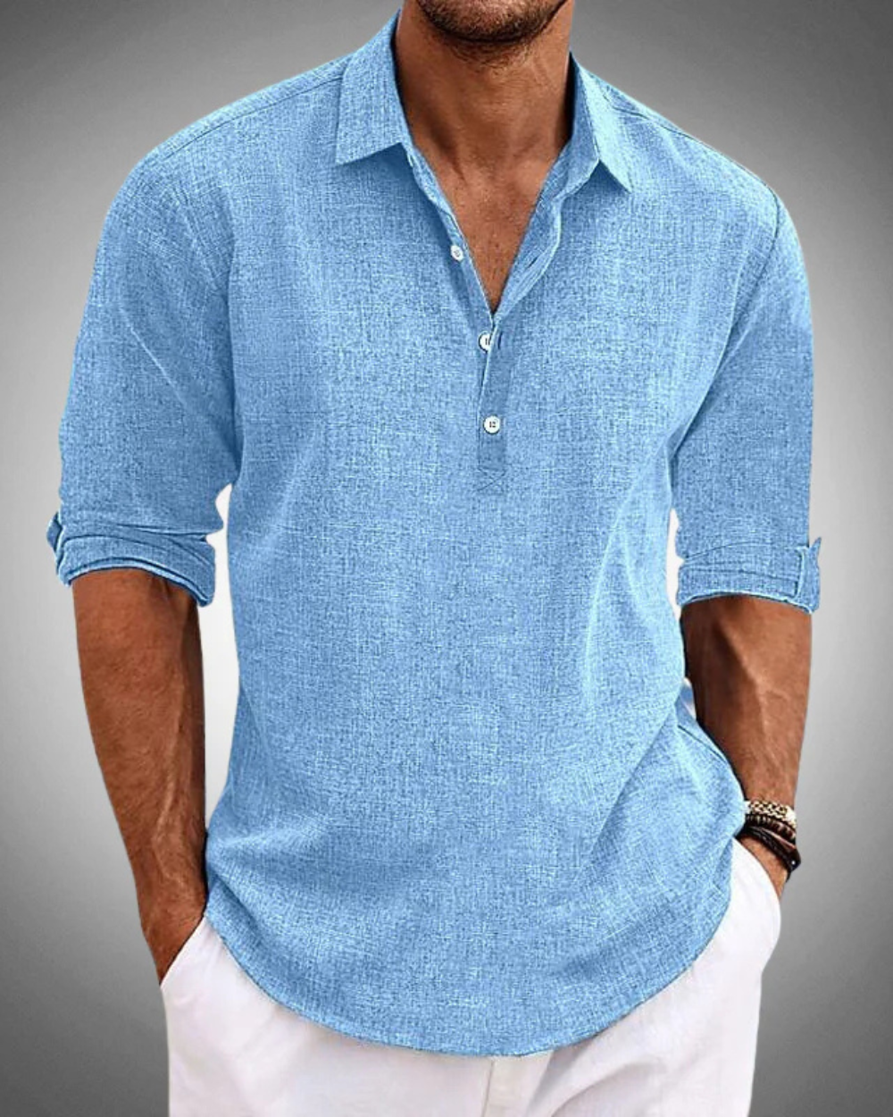 Caleb | Button-Front Classic Shirt