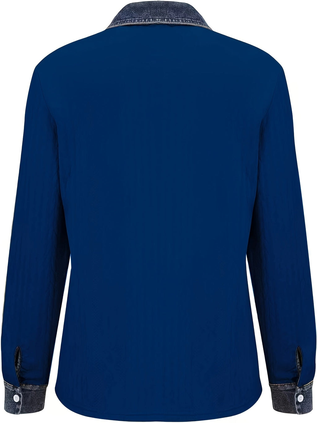 Women's Cable-Knit Cardigan - Contrast Collar Button-Front Knitwear