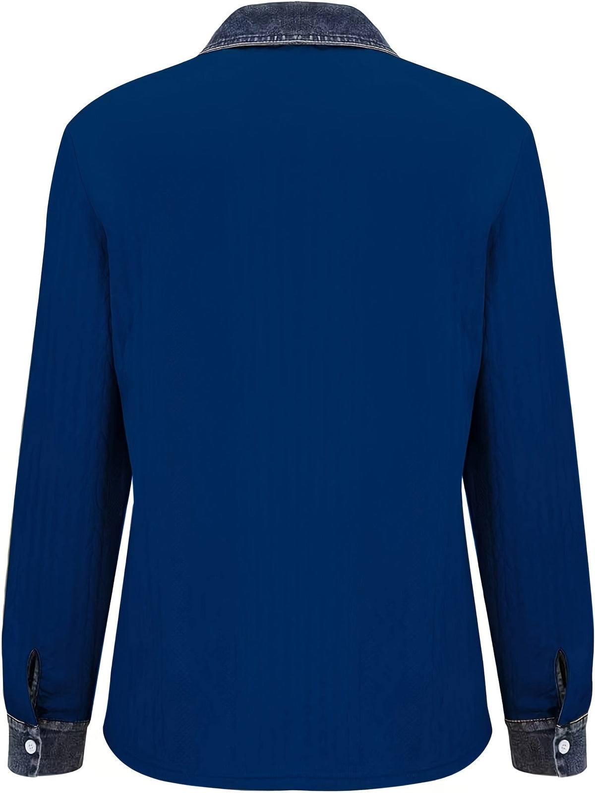 Women's Cable-Knit Cardigan - Contrast Collar Button-Front Knitwear