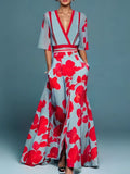 Maine | Floral V-Neck Maxi Dress