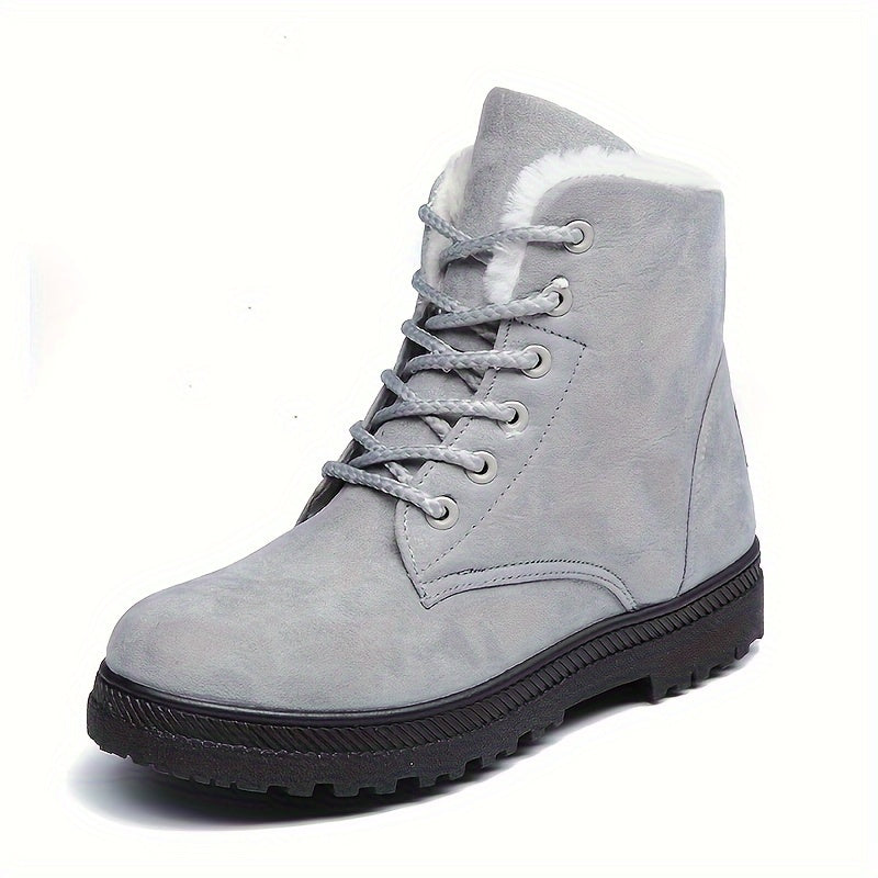 Women's Lace-Up Ankle Boots- Winter Style