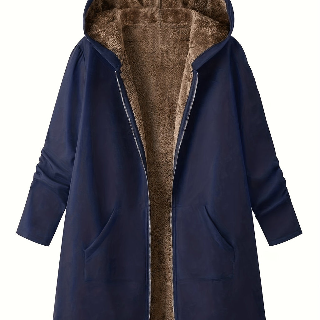 Women's Hooded Longline Coat