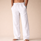 Rivello | Drawstring Linen Trousers