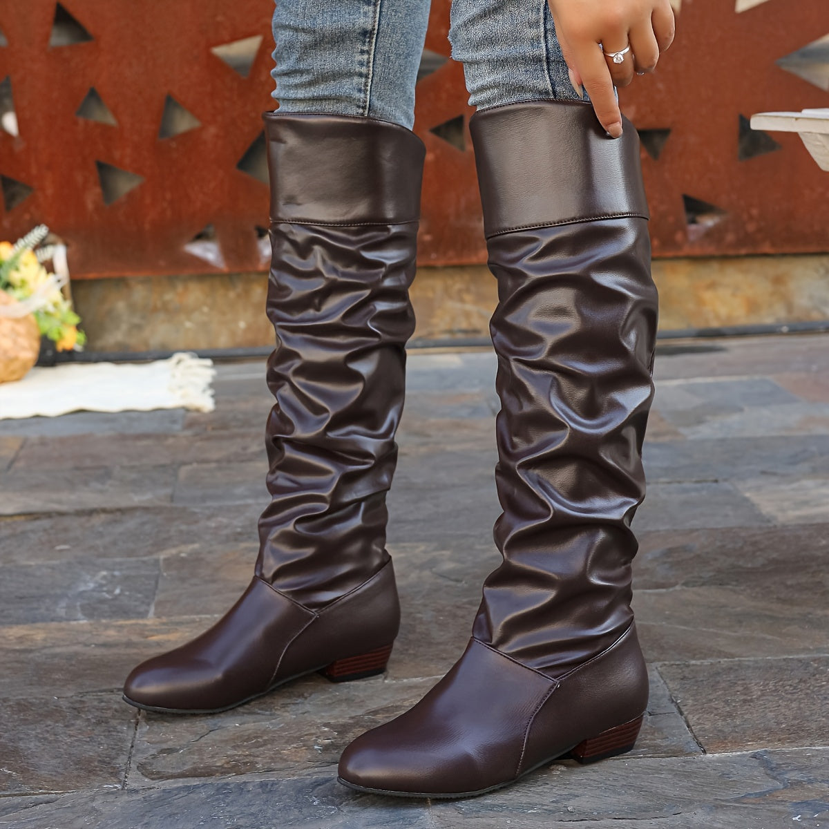 Women's Slouch Knee-High Boots