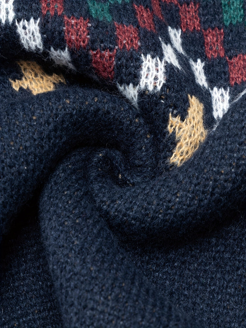 Men's Patterned Jumper - Crew Neck Knitwear