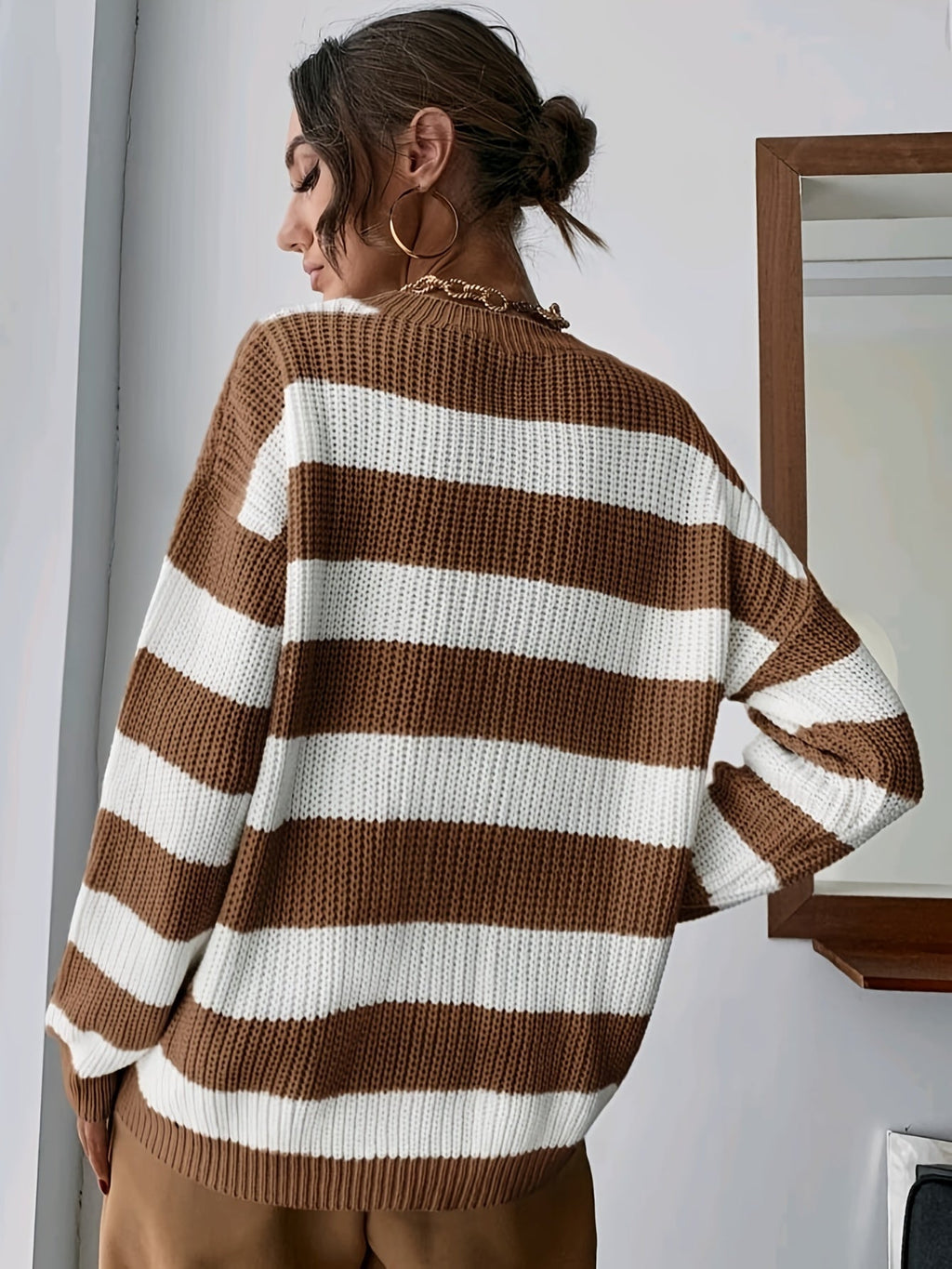 Women's Striped Jumper - Relaxed Fit
