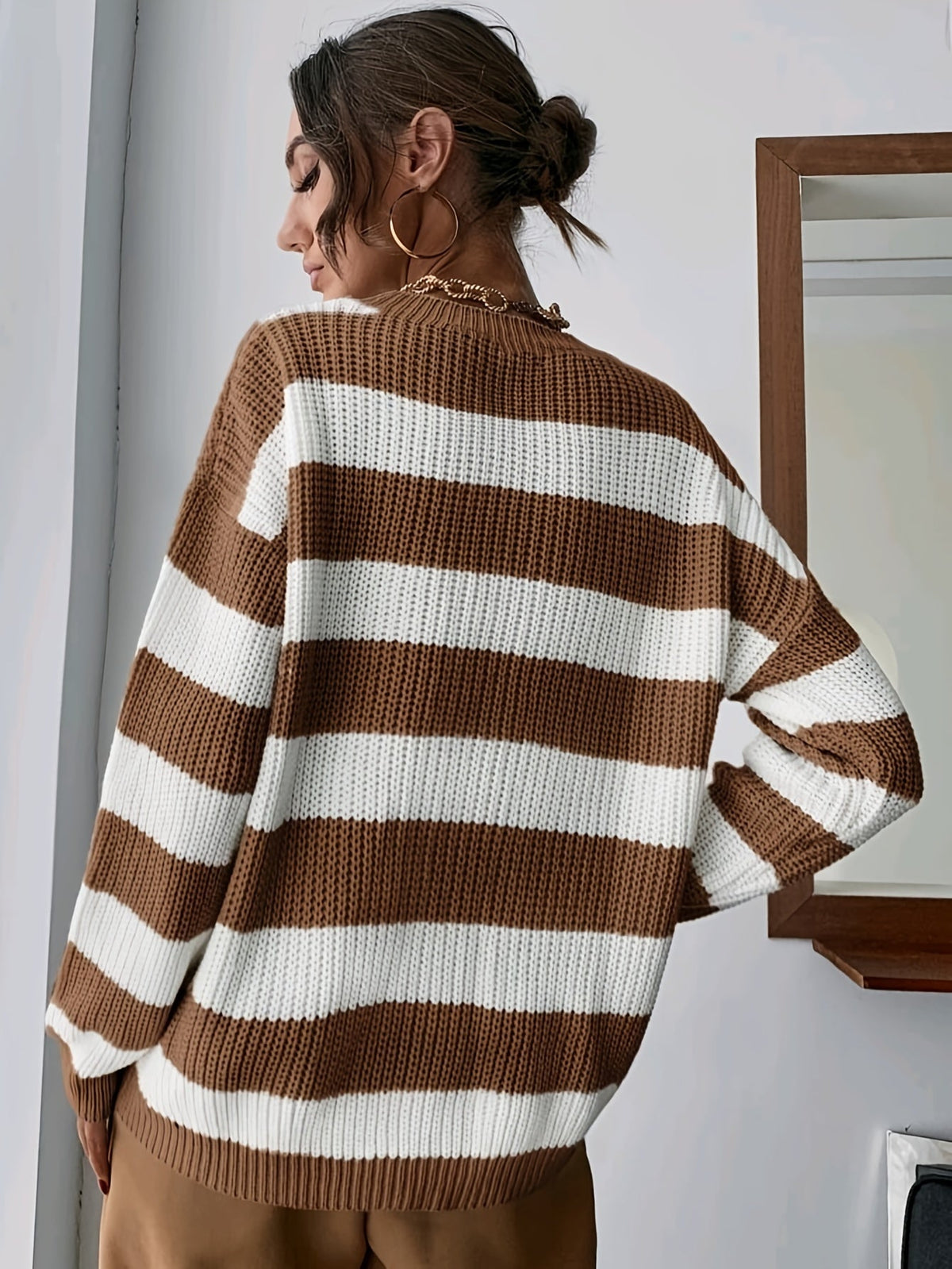 Women's Striped Jumper - Relaxed Fit
