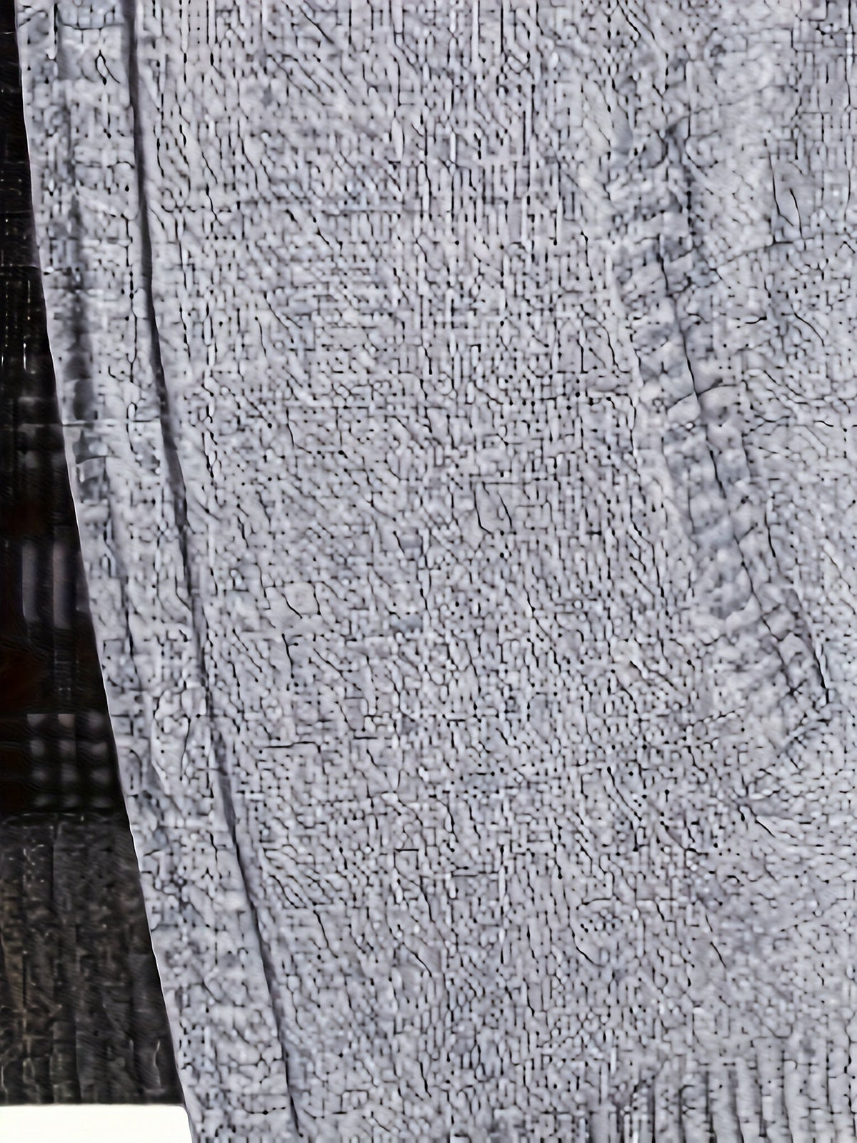 Men's Patterned Cardigan - Full-Zip Stand-Collar Knitwear