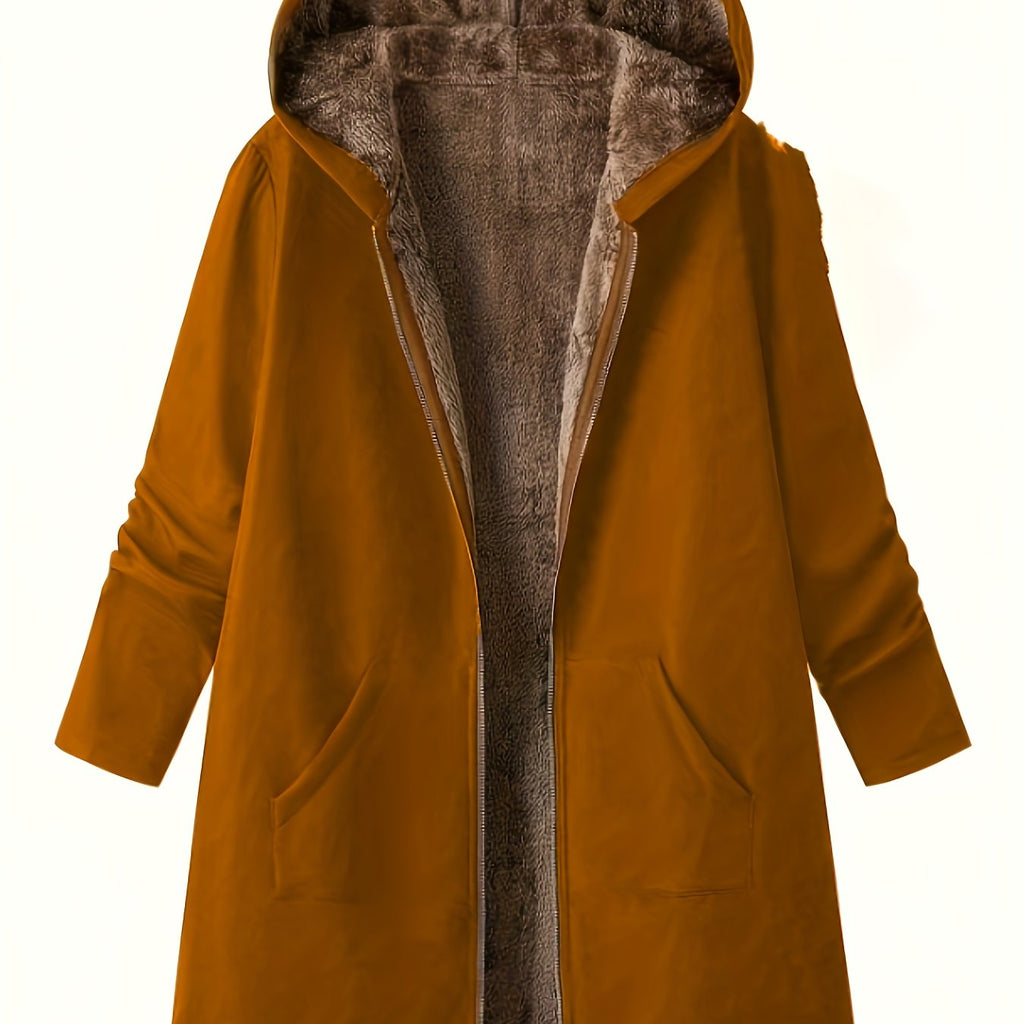 Women's Hooded Longline Coat