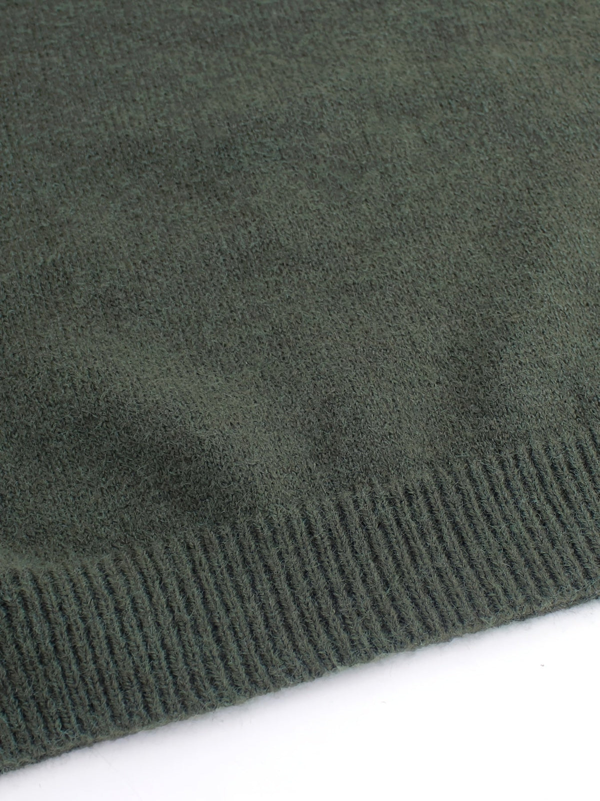 Women's Ribbed Sweater - Striped-Sleeve Knit Top