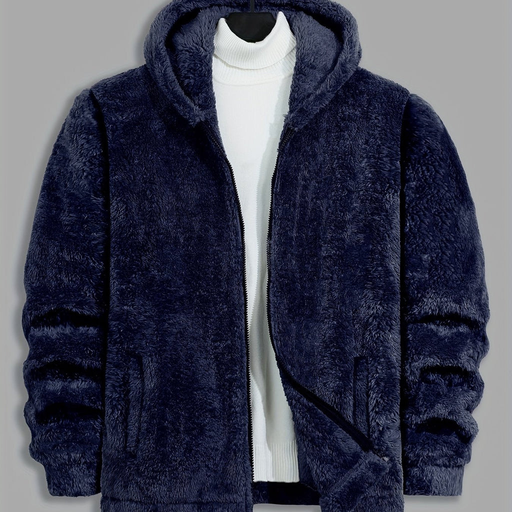 Men's Hooded Zip-Up Jacket