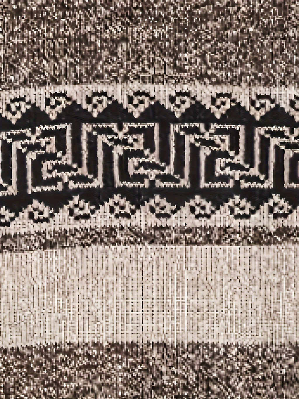 Men's Patterned Cardigan - Full-Zip Stand-Collar Knitwear