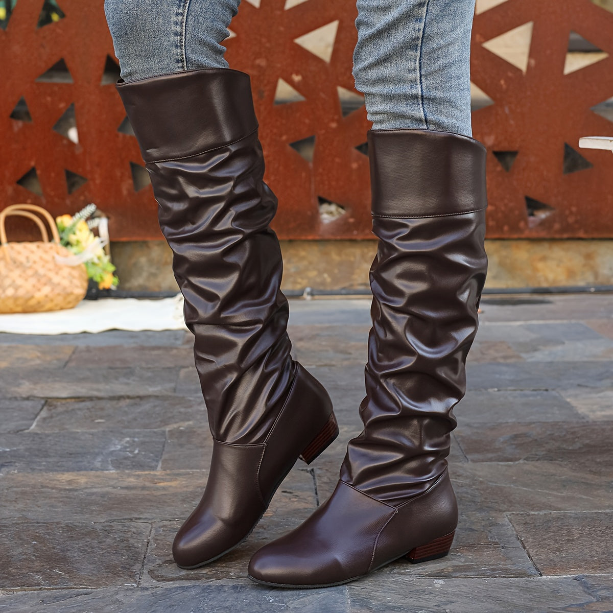 Women's Slouch Knee-High Boots