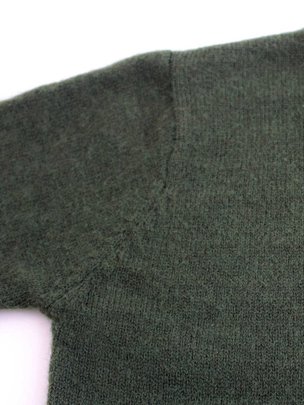 Women's Ribbed Jumper - Striped Cuffs