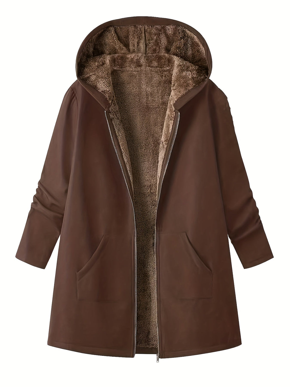 Women's Hooded Longline Coat