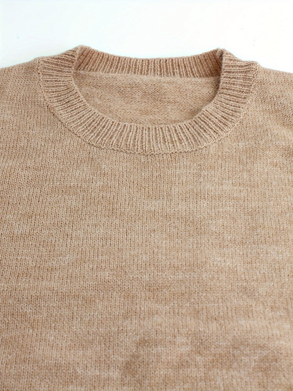 Women's Ribbed Sweater - Striped-Sleeve Knit Top