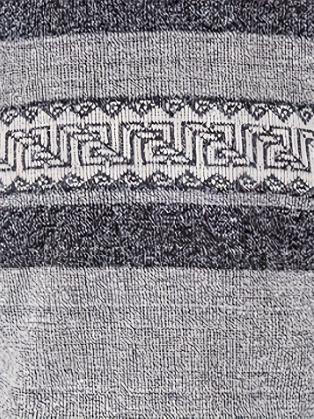 Men's Patterned Cardigan - Full-Zip Stand-Collar Knitwear