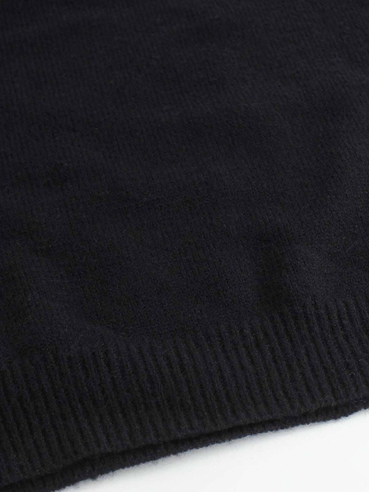 Women's Ribbed Sweater - Striped-Sleeve Knit Top