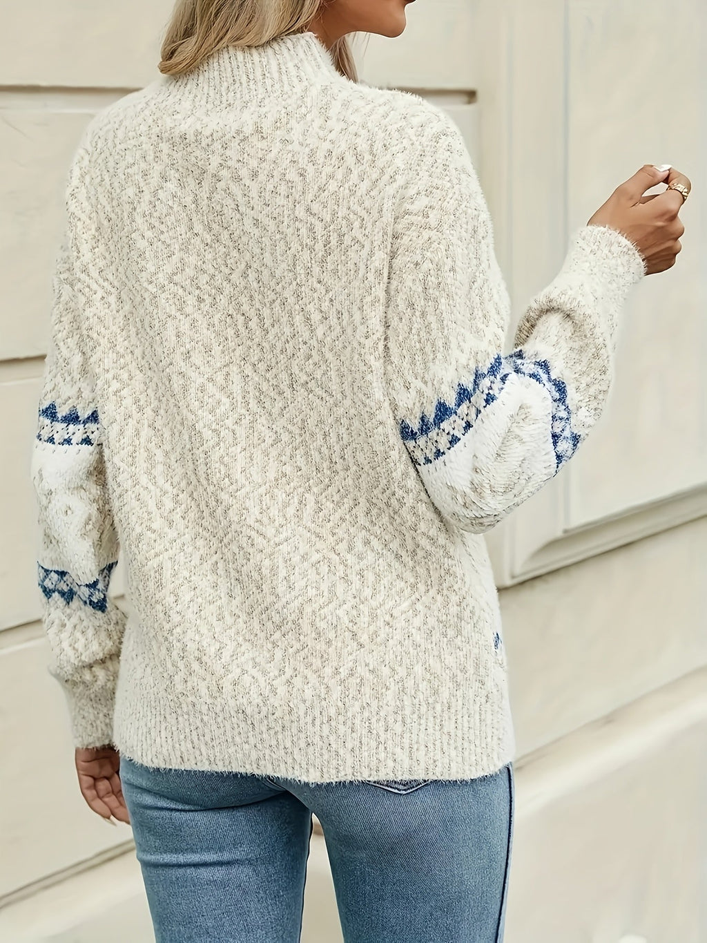 Women's Fair Isle Christmas Jumper - Crew Neck