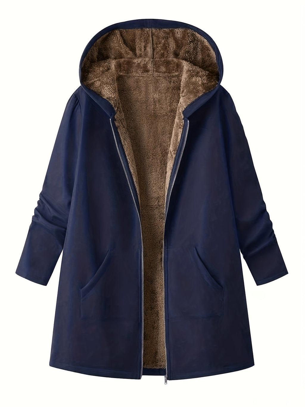 Women's Hooded Longline Coat