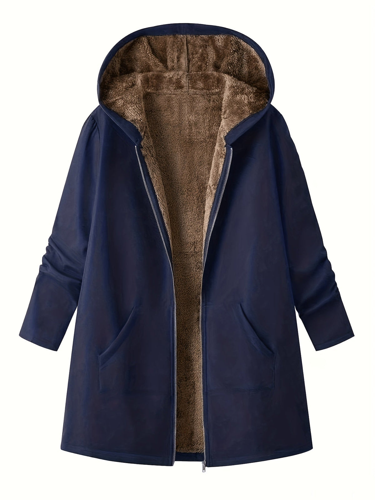 Women's Hooded Longline Coat