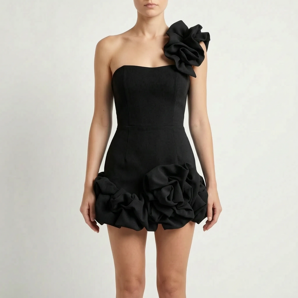 Avelia - Sleeveless Ruffle Summer Mini Dress