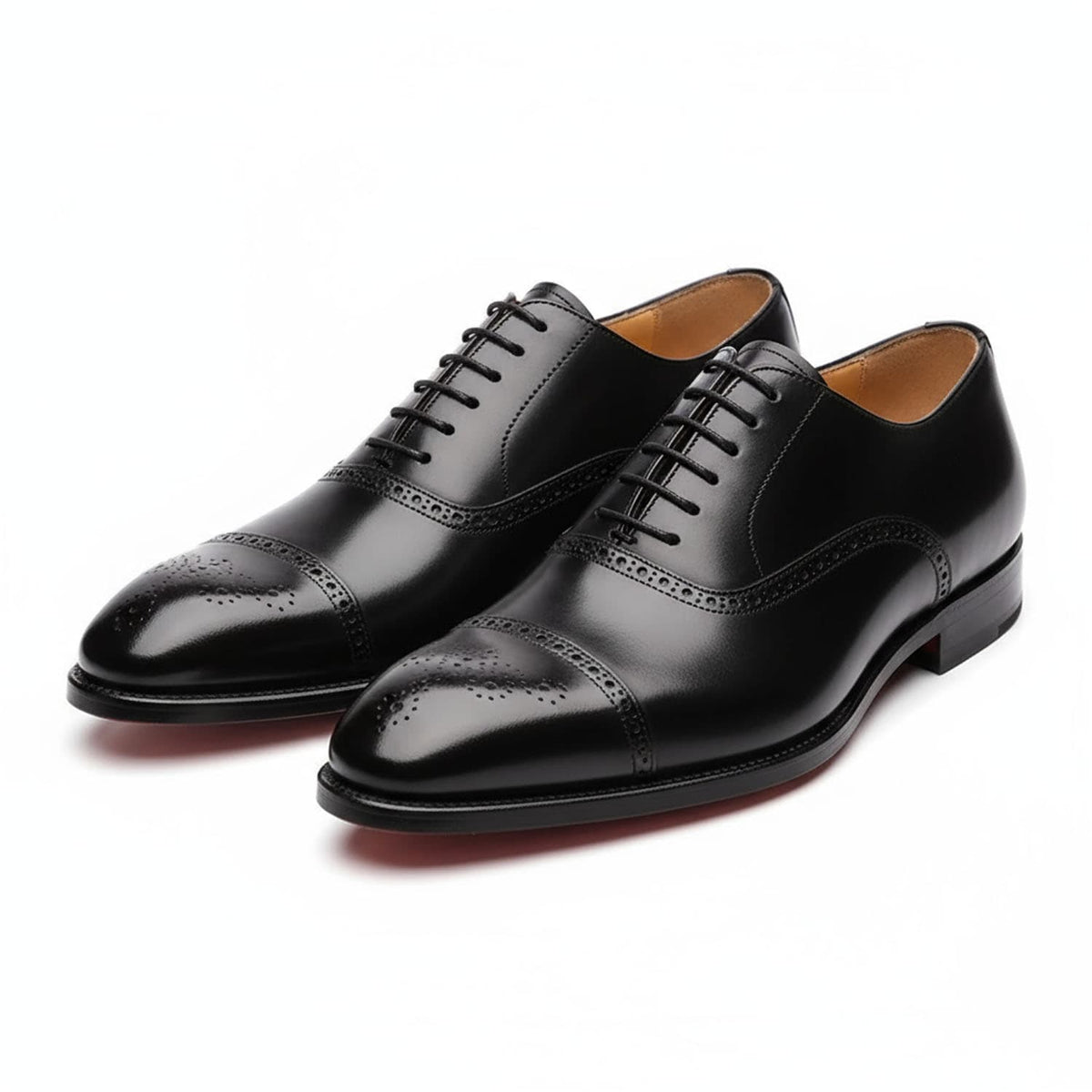 Men's Oxford Brogues - Lace-Up Dress Shoes