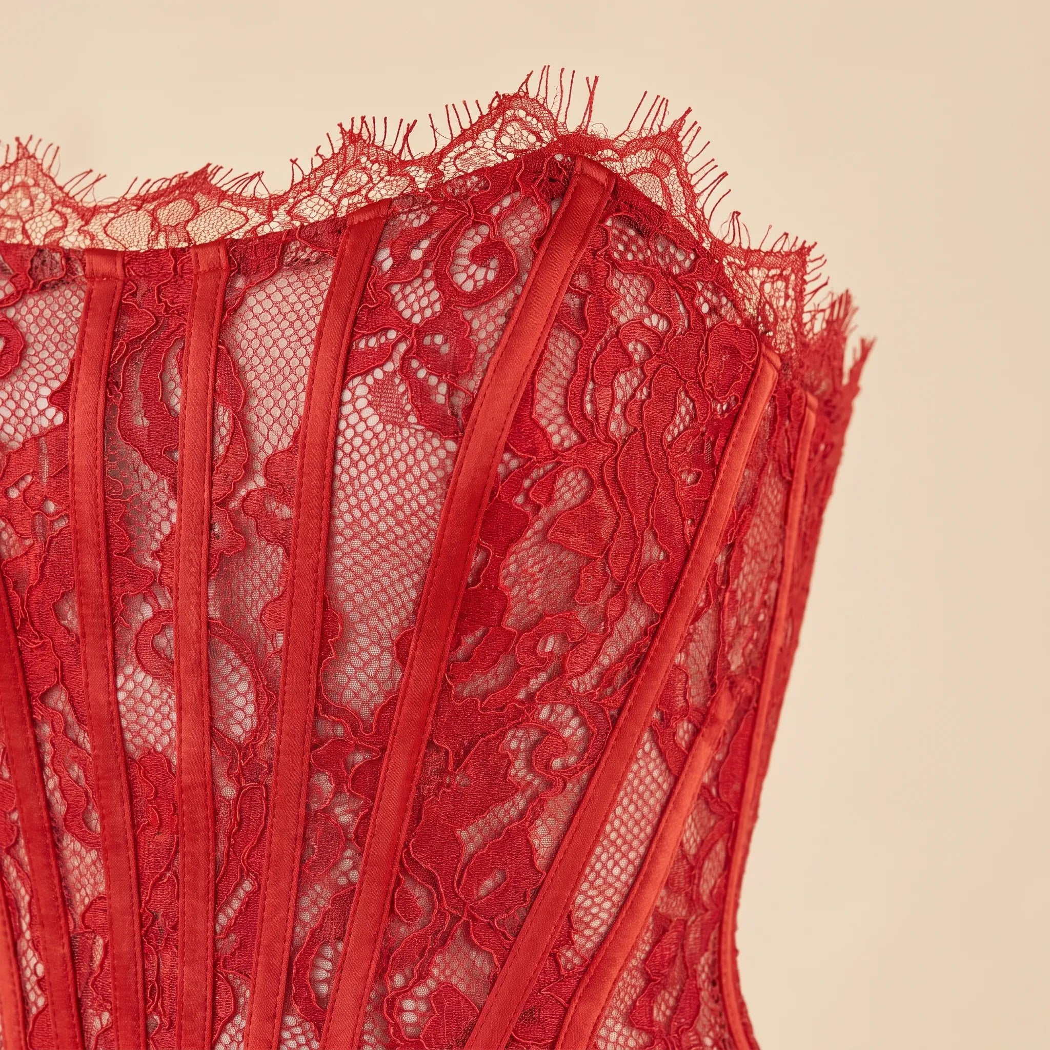 CelestiaMini - Strapless Sheer Patterned Mini Dress