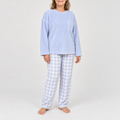 Women's Checked Long-Sleeve Pyjama Set