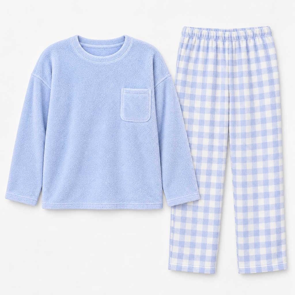 Women's Checked Long-Sleeve Pyjama Set