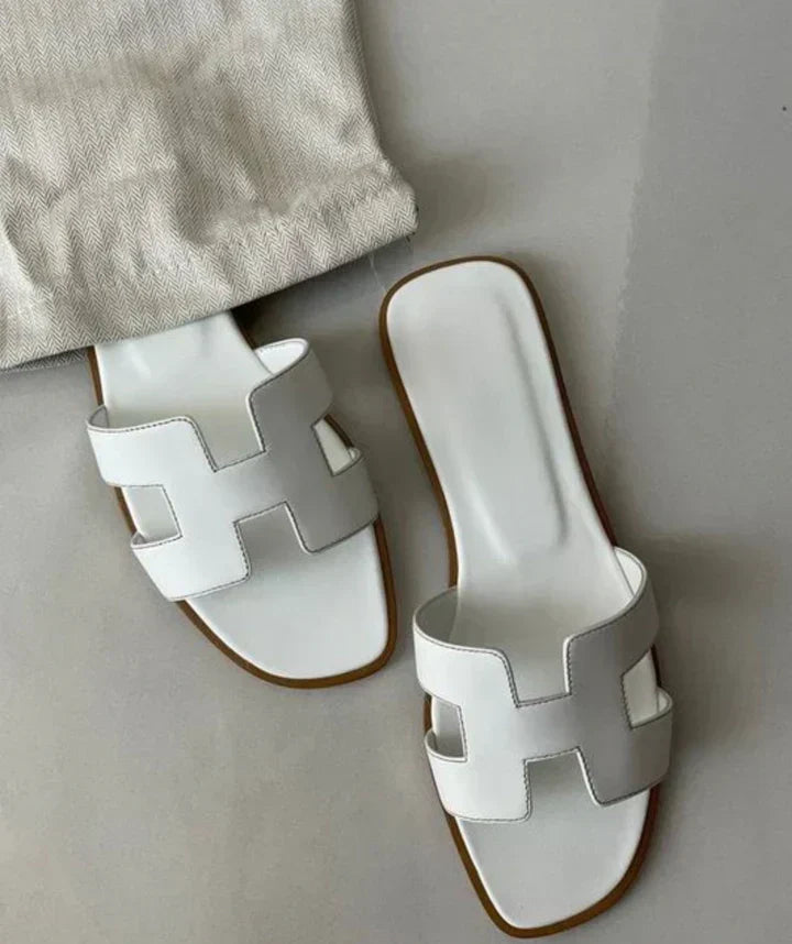 Aurelia | H-Strap Low-Heel Sandals
