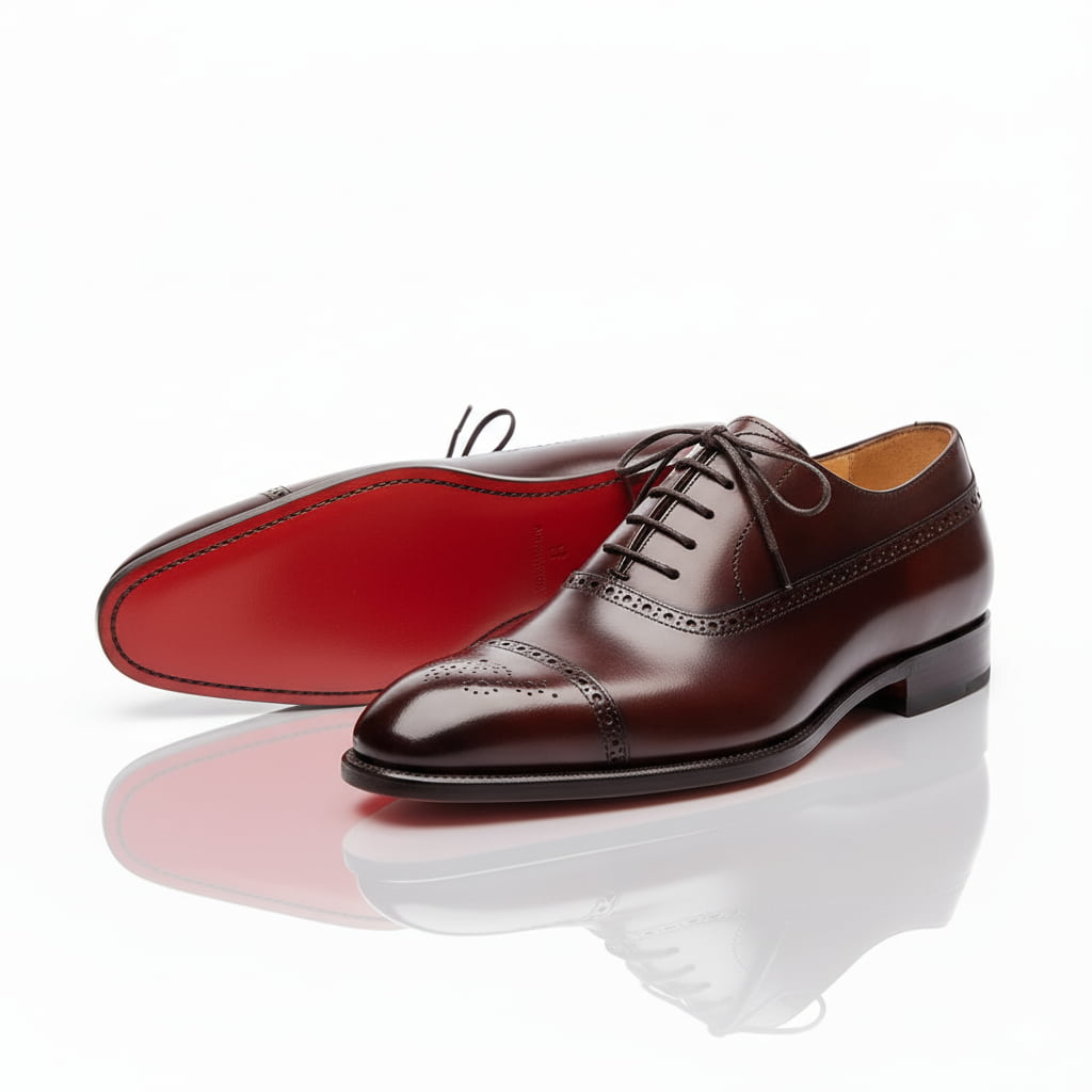 Men's Oxford Brogues - Lace-Up Dress Shoes