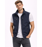 Men's Zip-Up Gilet - Stand-Collar Outdoor Vest