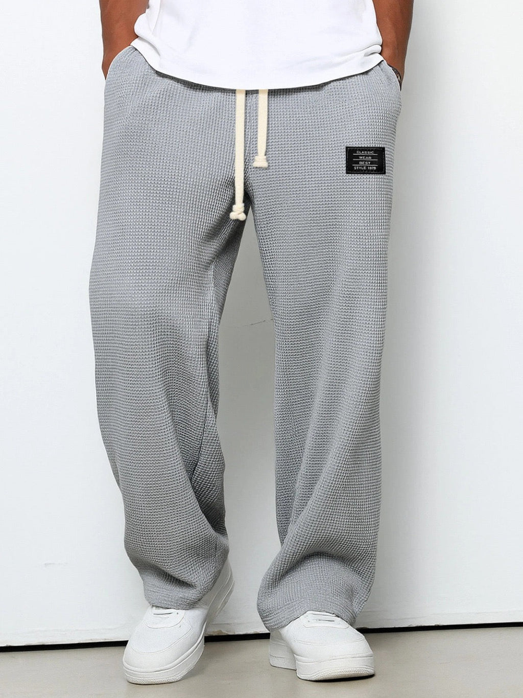 Wesley | Drawstring Straight-Leg Trousers