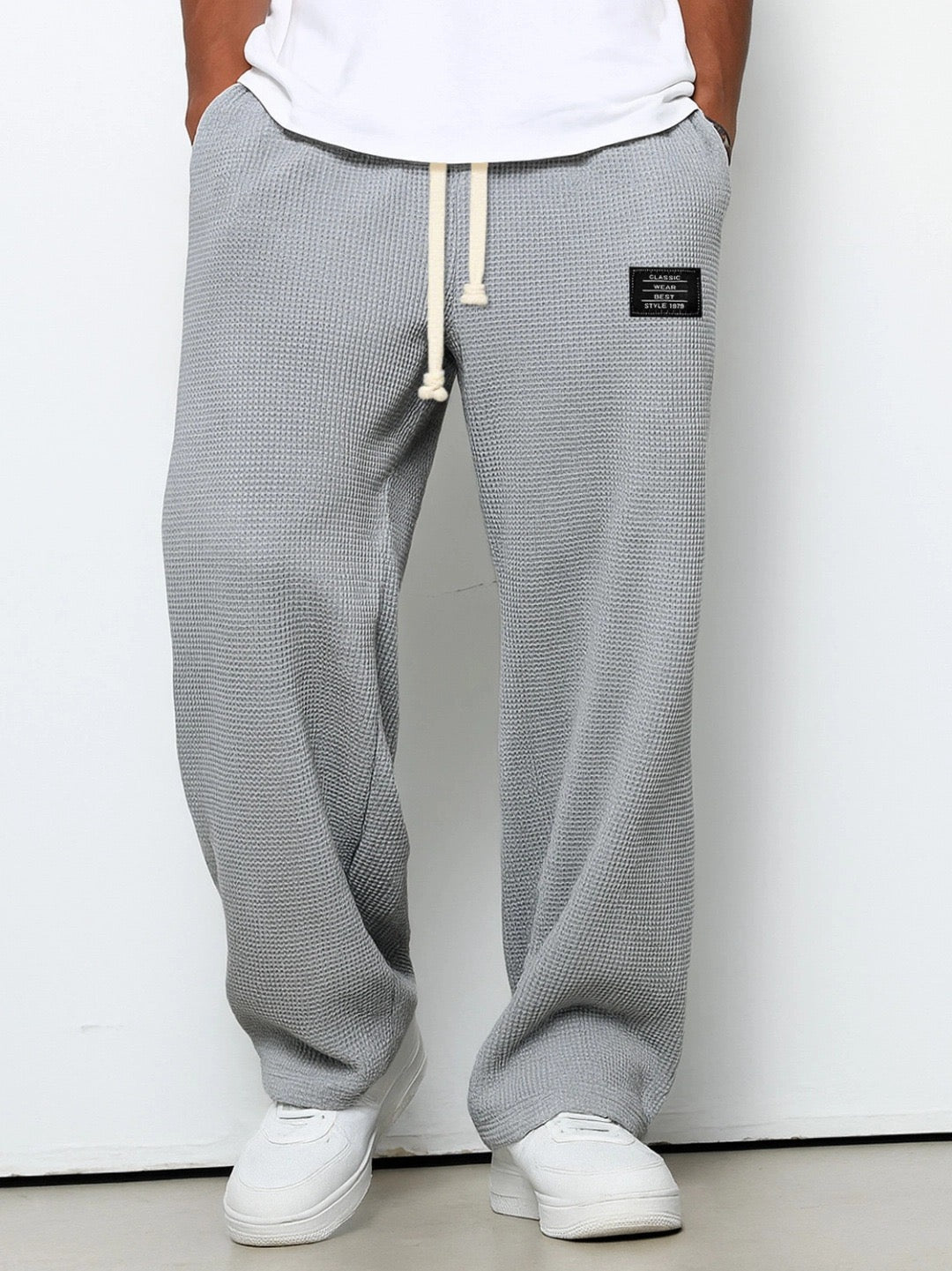 Wesley | Drawstring Straight-Leg Trousers