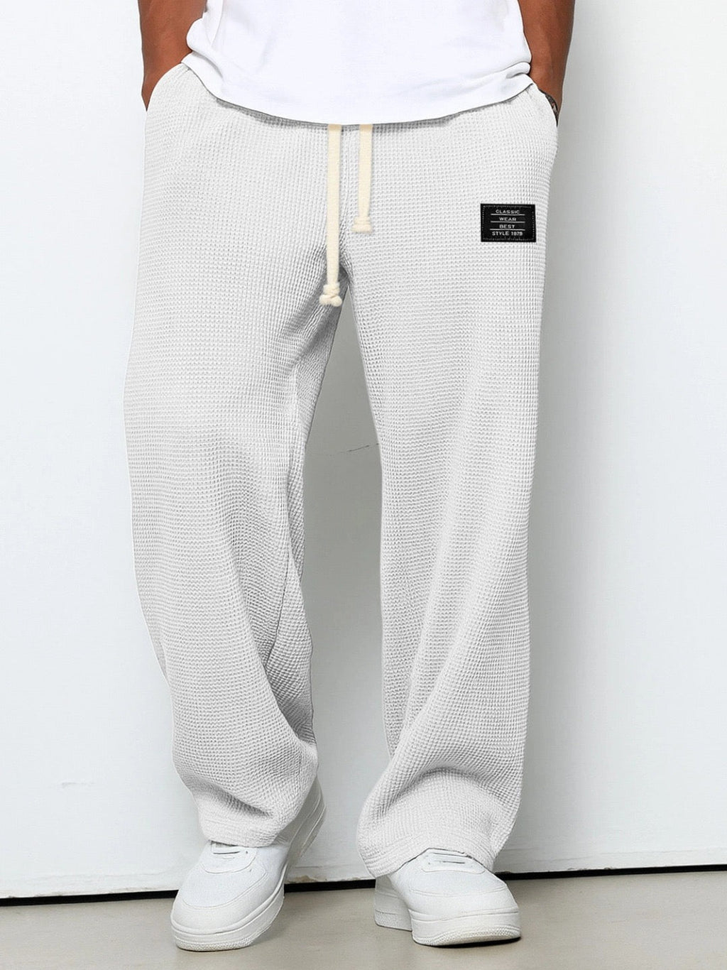 Wesley | Drawstring Straight-Leg Trousers