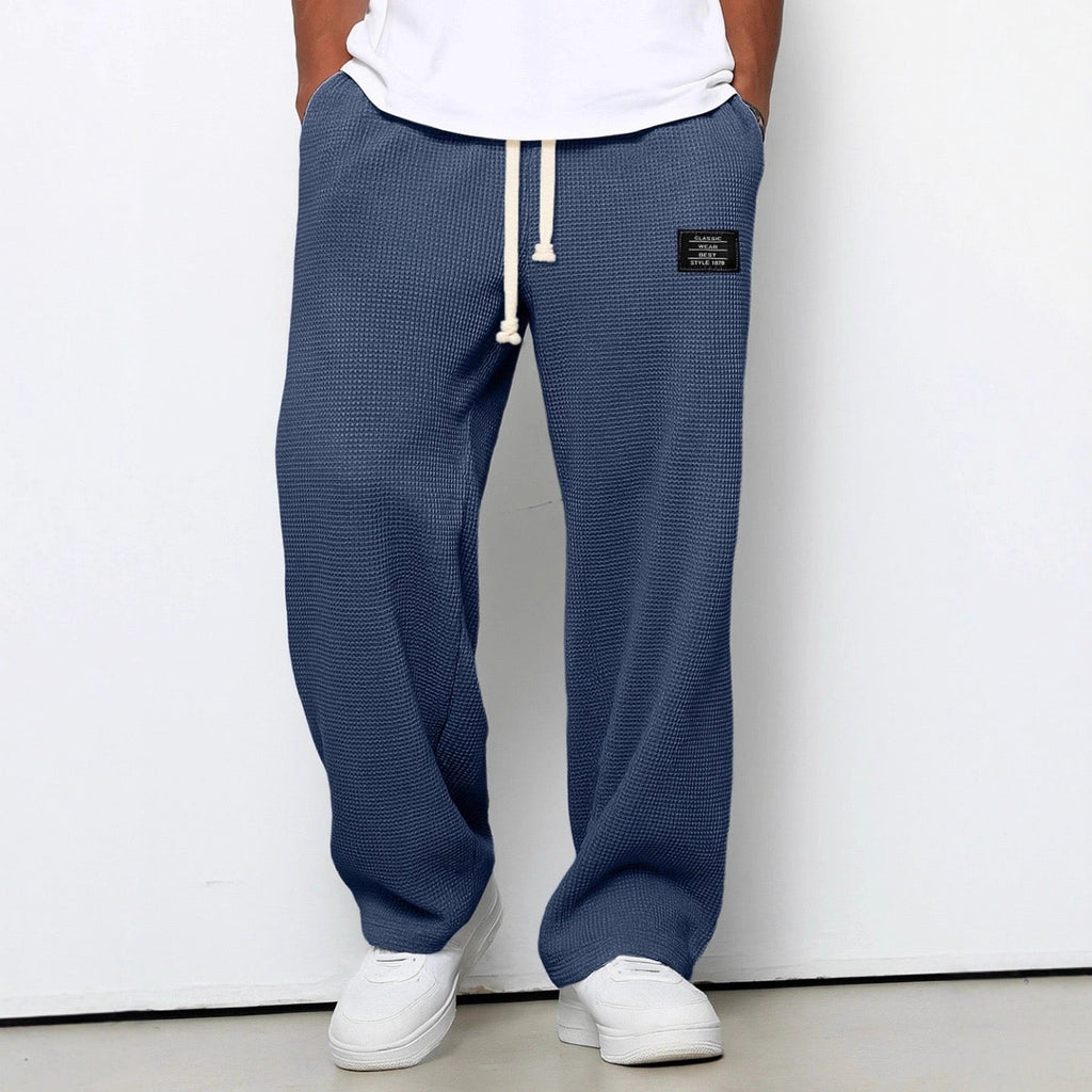 Wesley | Drawstring Straight-Leg Trousers