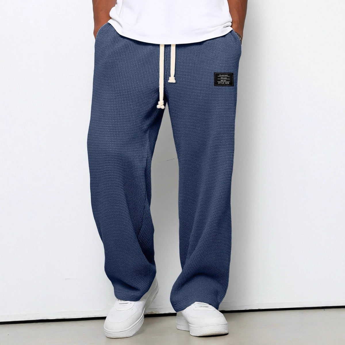 Wesley | Drawstring Straight-Leg Trousers