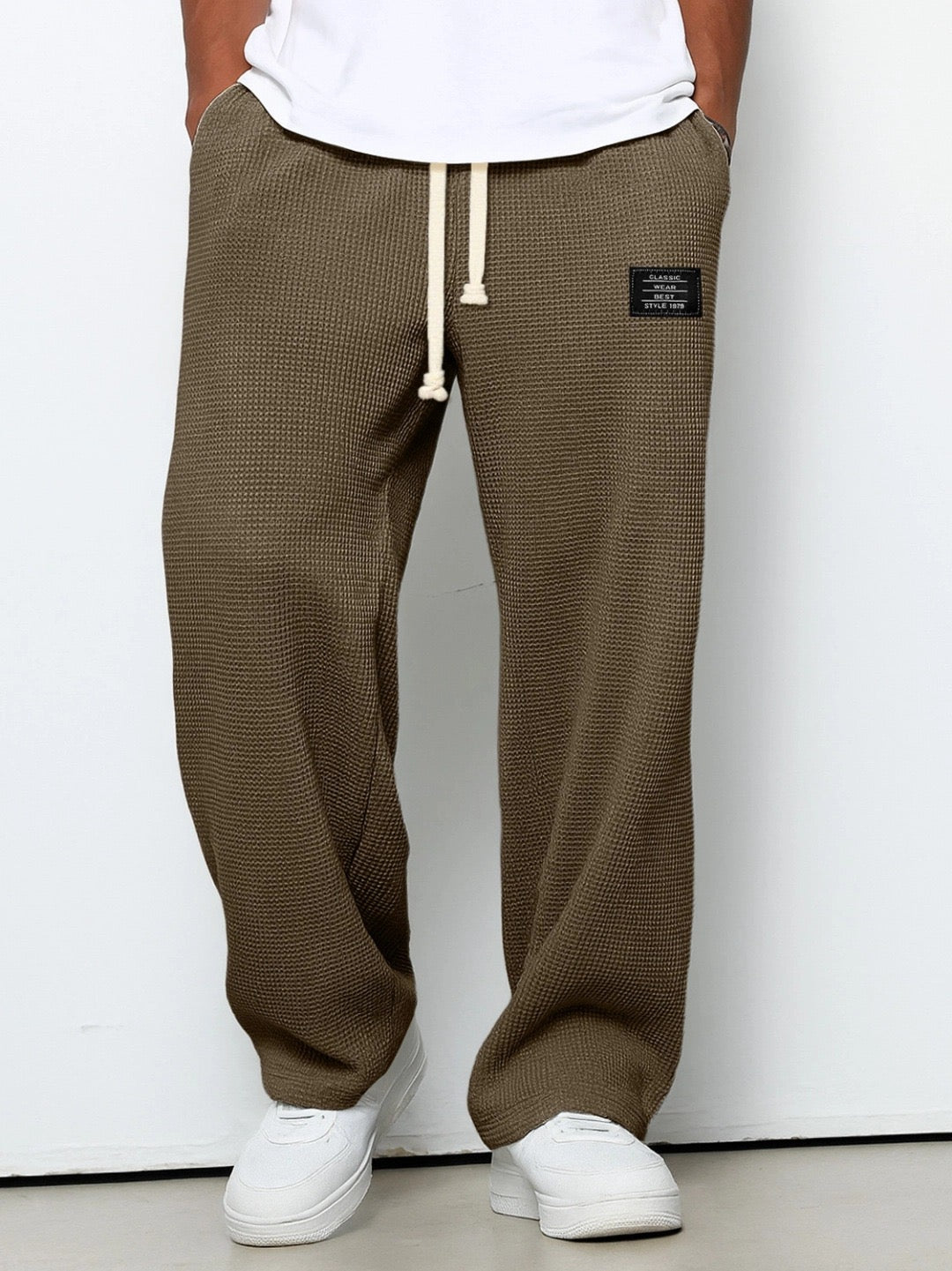 Wesley | Drawstring Straight-Leg Trousers
